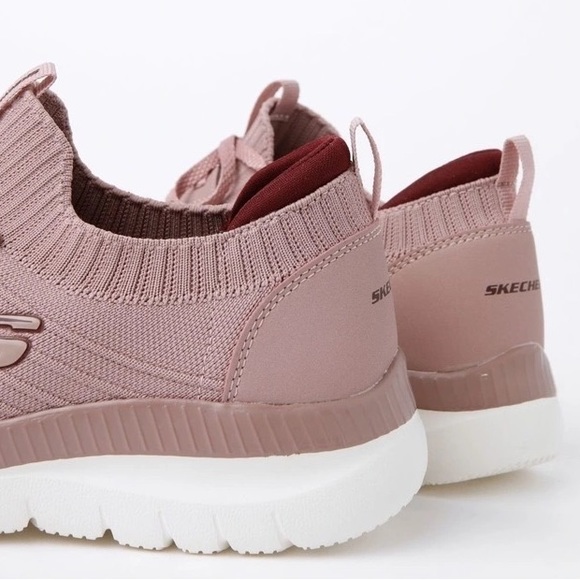 Sketchers bountiful mauve sneakers - Picture 8 of 9